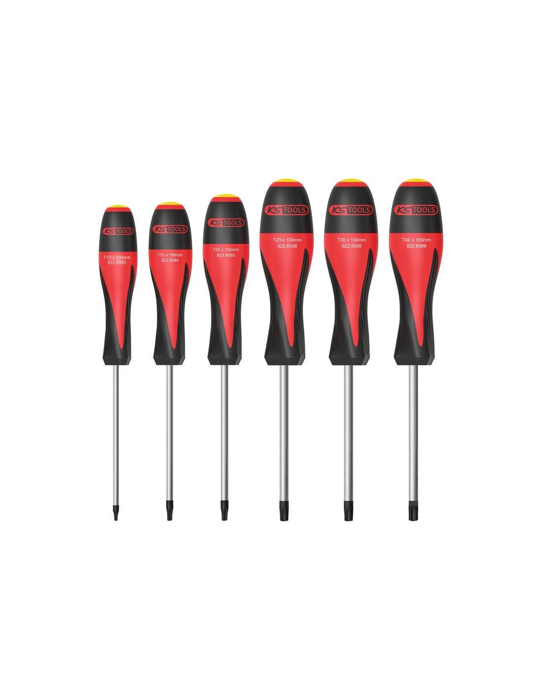 Lot 6 Tournevis Torx Ks Tools Précision Et Durabilité Torx Professionnelles - Ks Tools