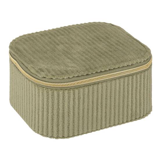 Boîte à Bijoux en Velours "Enya" 11cm Vert - Image 1