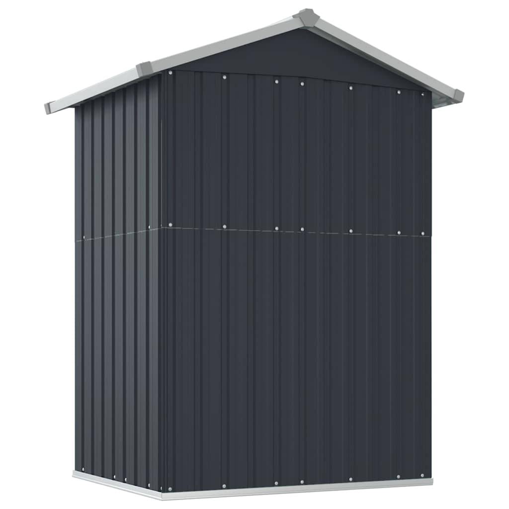 Vidaxl - Abri de jardin Anthracite 126x97,5x177 cm Acier galvanisé 1.2m² vidaXL 316235 - Image 6