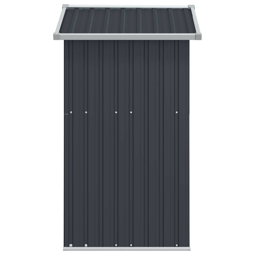 Vidaxl - Abri de jardin Anthracite 126x97,5x177 cm Acier galvanisé vidaXL 316235 - Image 6