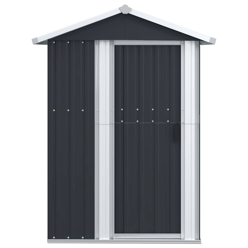 Vidaxl - Abri de jardin Anthracite 126x97,5x177 cm Acier galvanisé 1.2m² vidaXL 316235 - Image 4