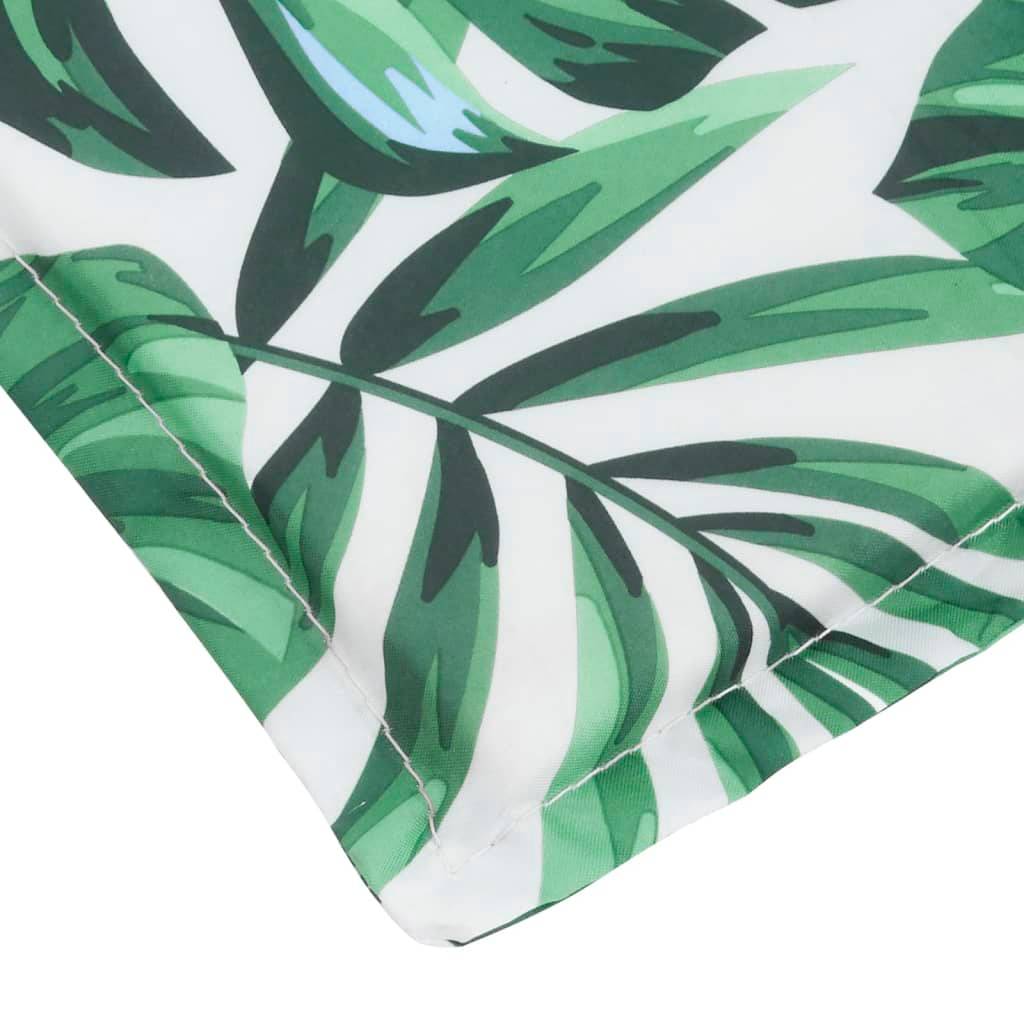 PANGIVO - Coussin de chaise longue tissu oxford motif feuilles 200 x 50 x 4 cm - PANGIVO - Image 7