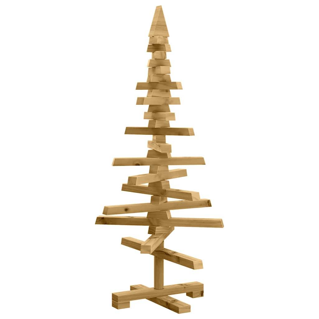 Maison Chic - Sapin de Noël | Arbre de Noël en bois Marron 90 cm Bois massif en pin Maison Chic - Image 1