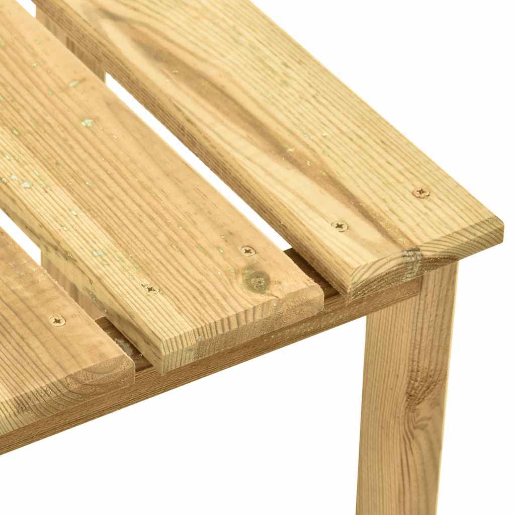 Vidaxl - Chaise longue de jardin avec table Bois de pin imprégné vidaXL 315397 - Image 4