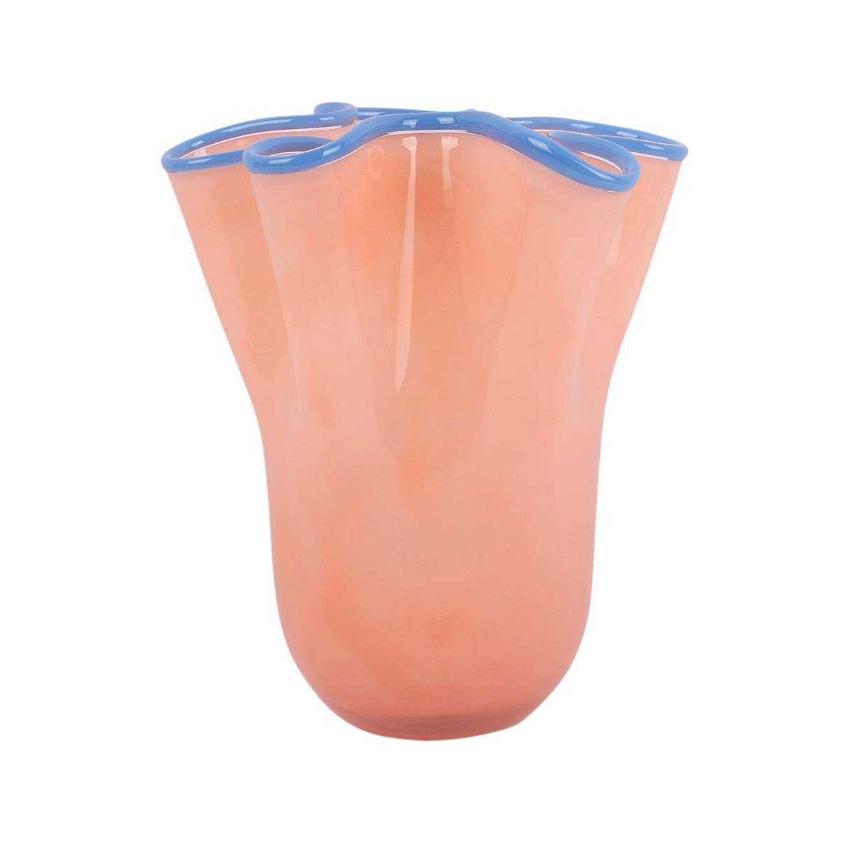 Pt Living - Vase en verre Ruffles Medium Orange - Image 1