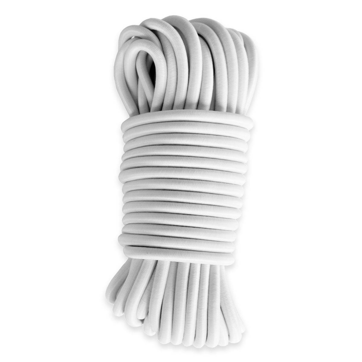 Tecplast - Sandow élastique Blanc 60 mètres 9SW - Qualité PRO - Tendeur pour bâche de diamètre 9 mm TECPLAST - Image 1