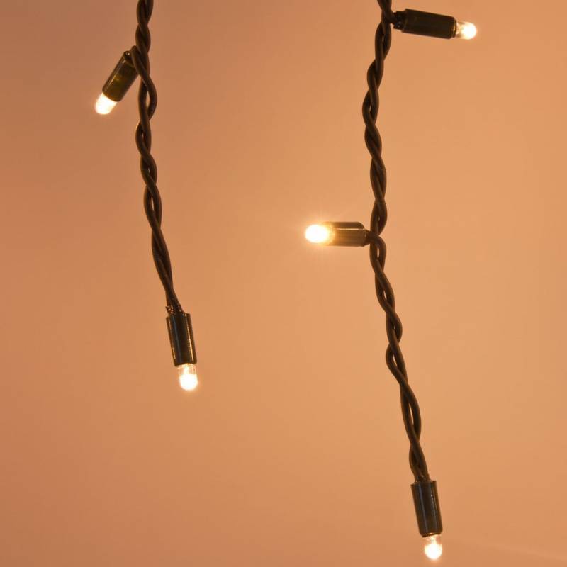 Lotti - Guirlande stalactite 3 mètres hauteur 90CM 228 LED blanc chaud prolongeable Lotti - Image 3