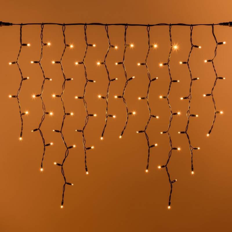 Lotti - Guirlande stalactite 3 mètres hauteur 90CM 228 LED blanc chaud prolongeable Lotti - Image 1