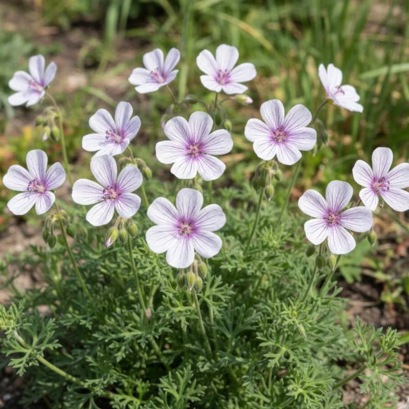 Bec de Grue Natasha, Erodium à fleurs Rose/ - feuillage Persistant - Godet - 5/20 cm - Image 3