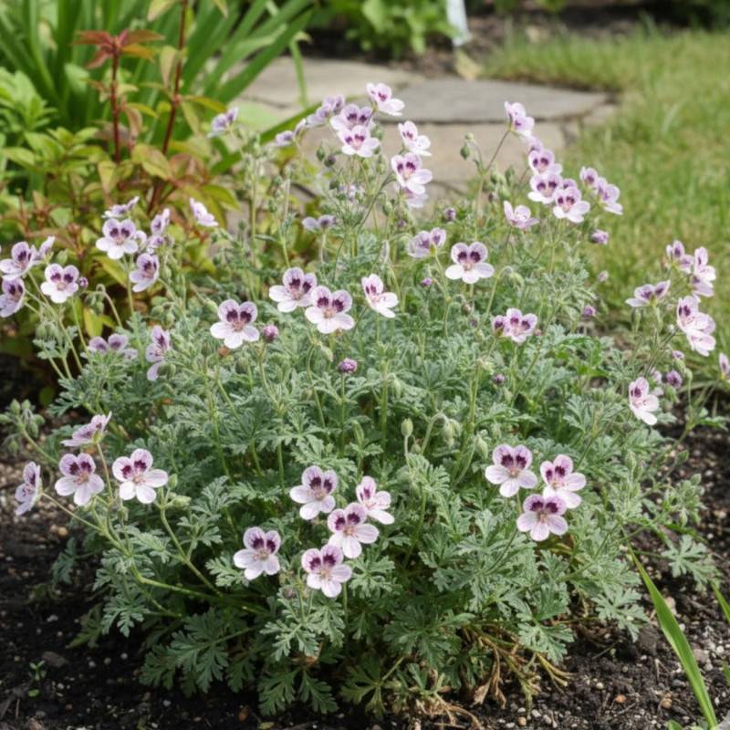Bec de Grue Natasha, Erodium à fleurs Rose/ - feuillage Persistant - Godet - 5/20 cm