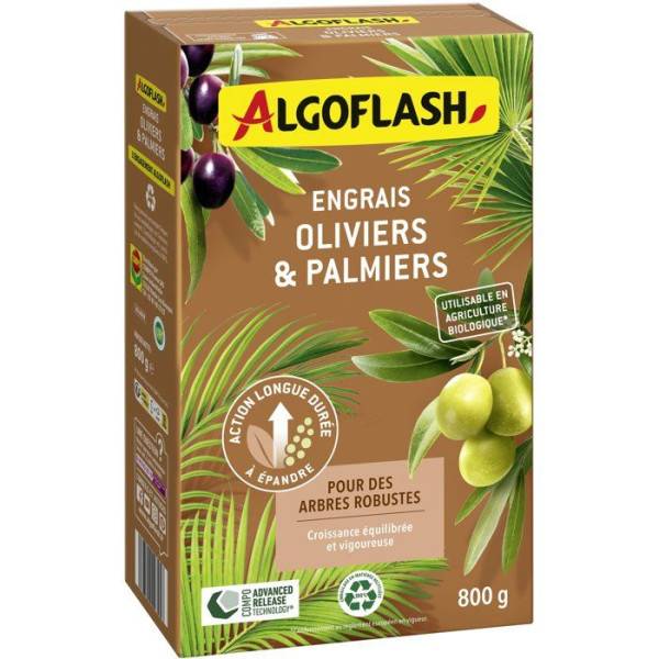 Algoflash - Engrais palmiers - ALGOFLASH - Oliviers & palmiers - 800 g - UAB