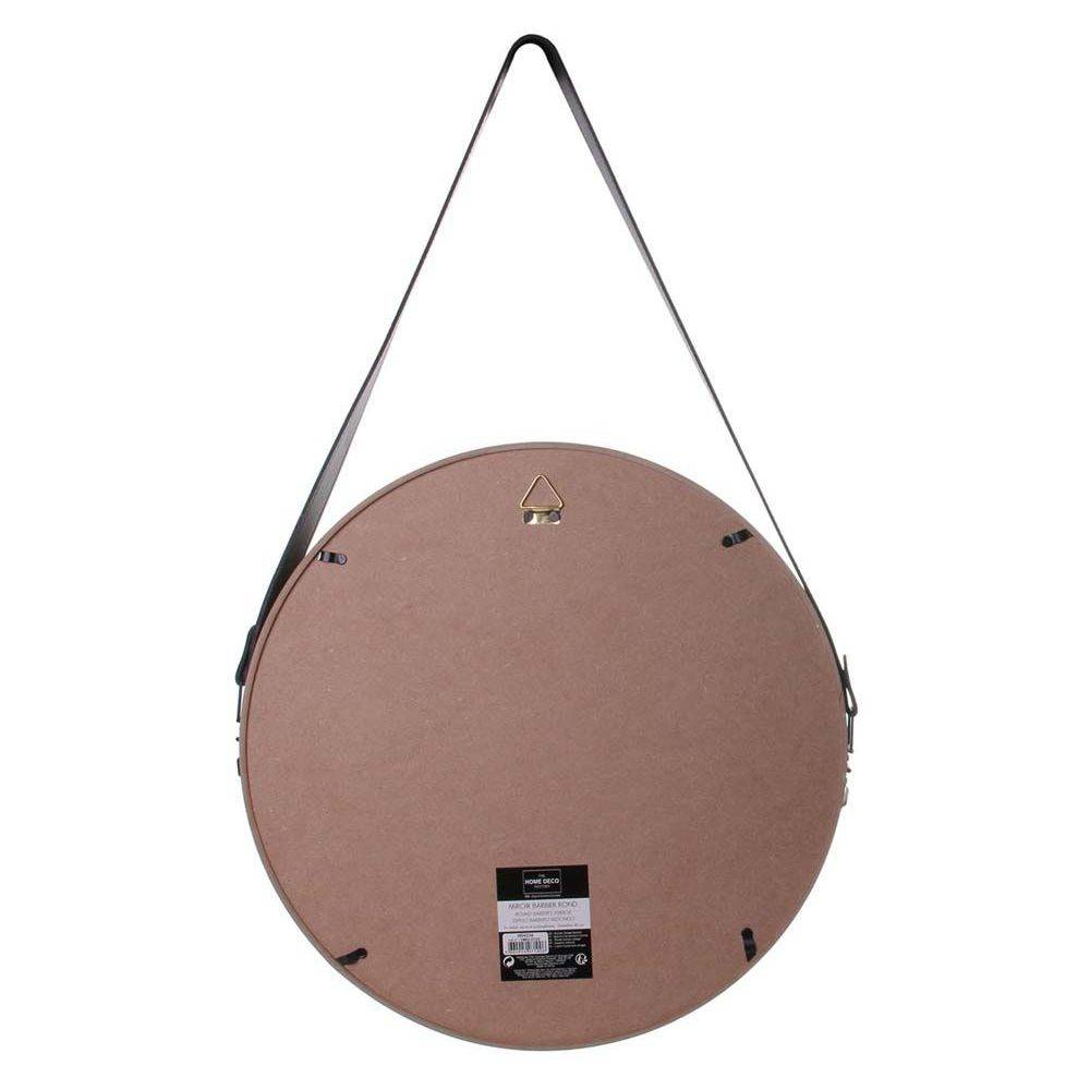 The Home Deco Factory - Miroir rond avec anse en PU Barber 40 cm - Image 3