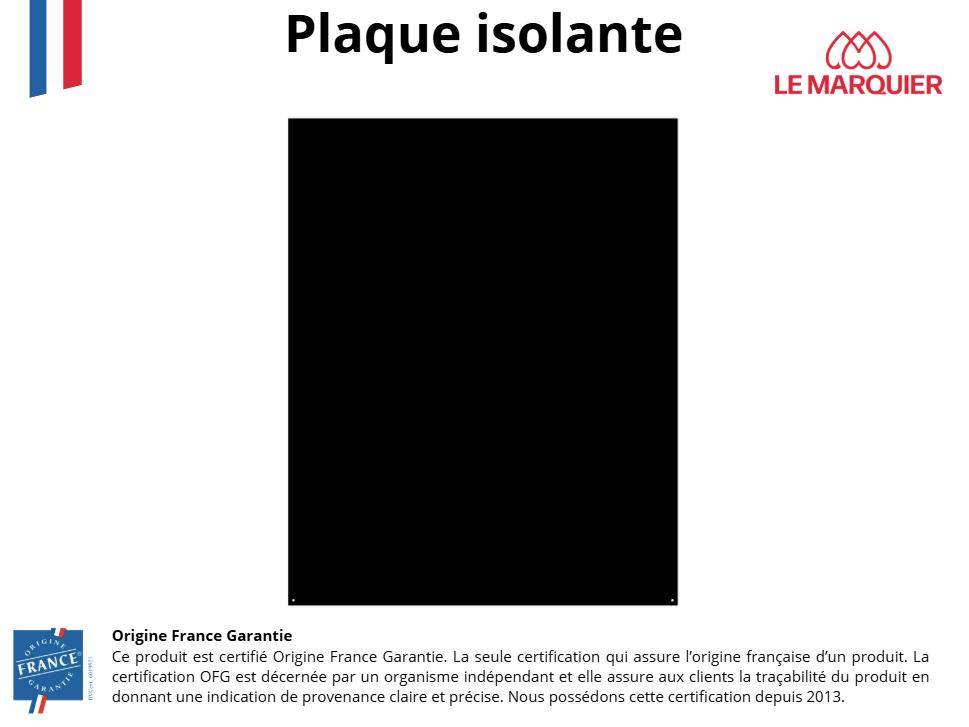 Le Marquier - Plaque de sol carrée Noire L75 H75 - Image 3