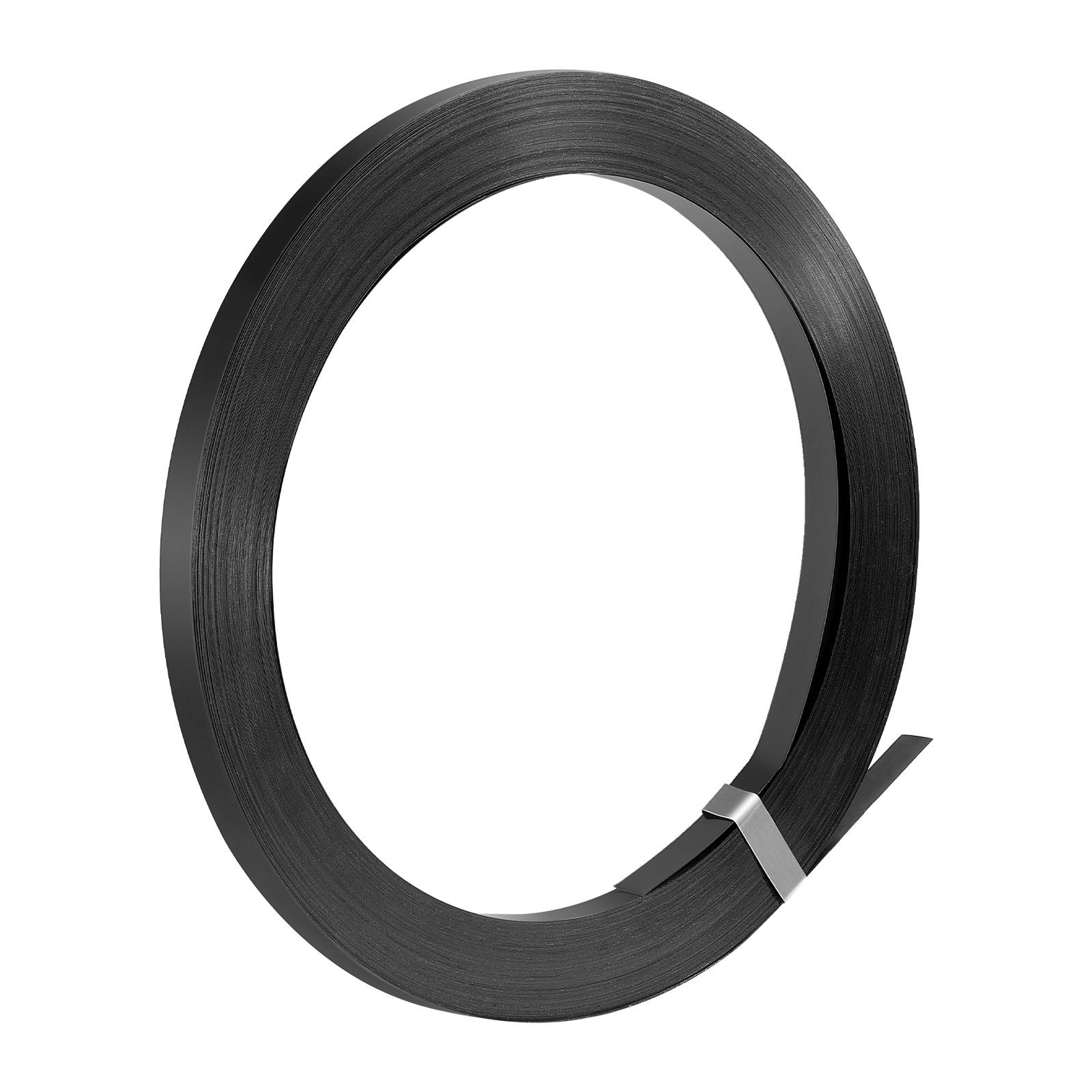 Vevor - VEVOR Rouleau de cerclage acier 19 mm x 0,55 mm x 91 m, résistance 775,6 kg, bobine robuste pour palettes et matériaux lourds - Image 1