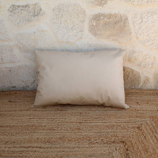 Home Maison - Coussin extérieur imperméable et déhoussable MINORQUE - HOME MAISON - Polyester - Beige - Image 3