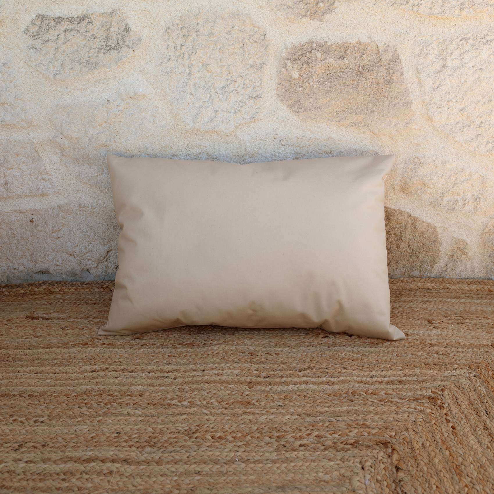 Home Maison - Coussin extérieur imperméable et déhoussable MINORQUE - HOME MAISON - Polyester - Beige - Image 3