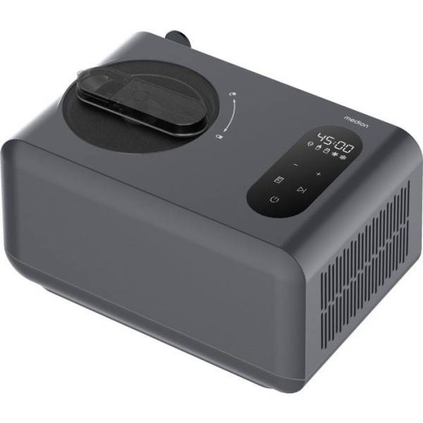 Machine a Glace - Sorbetiere Machine a glaces - MEDION - MD 100087 - 1,5 L - Avec compresseur - Fonctions : glace, yaourt et slushies - 150 W - LED - Image 1