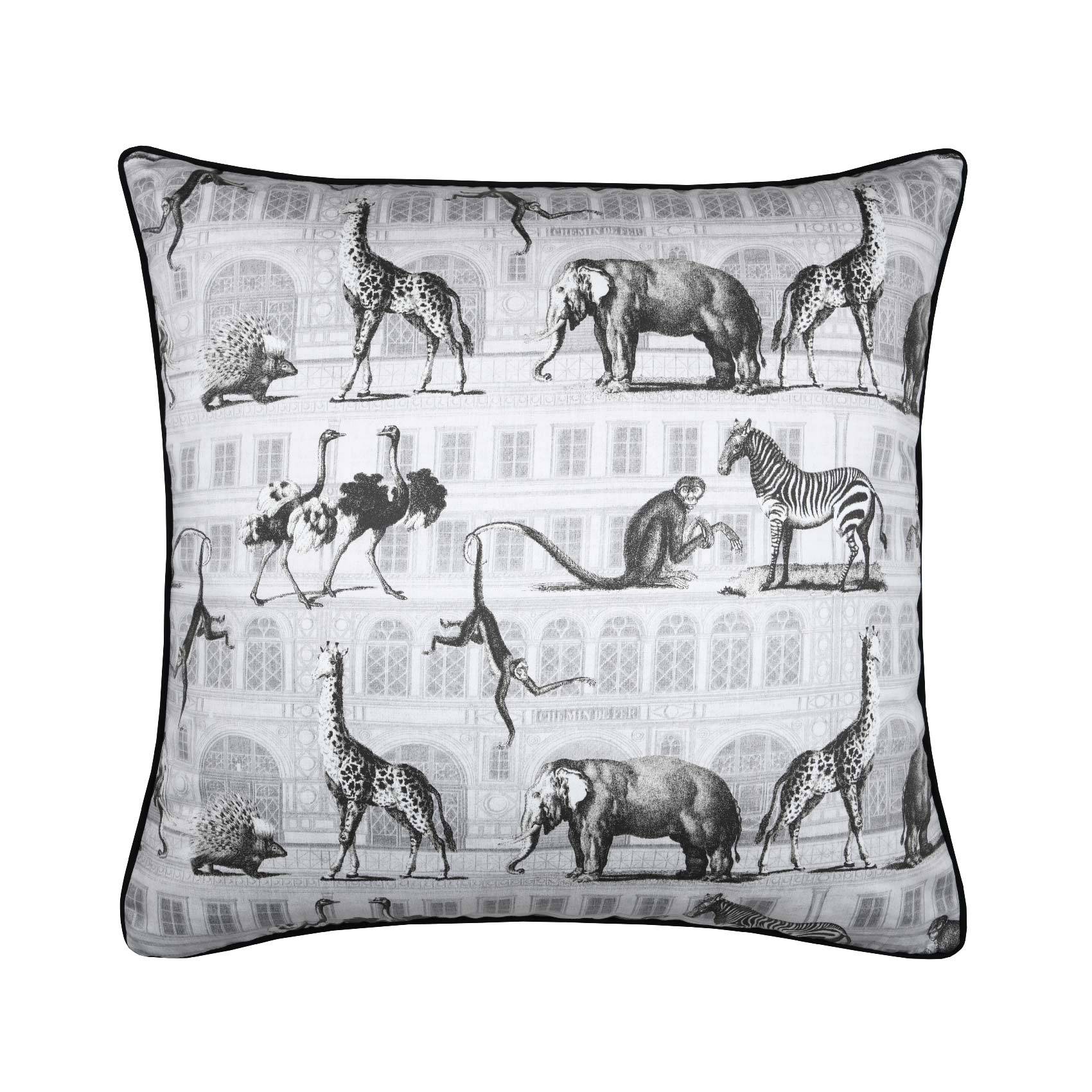 Lovely Casa - Coussin passepoilé au style décalé - LOVELY CASA - Image 1