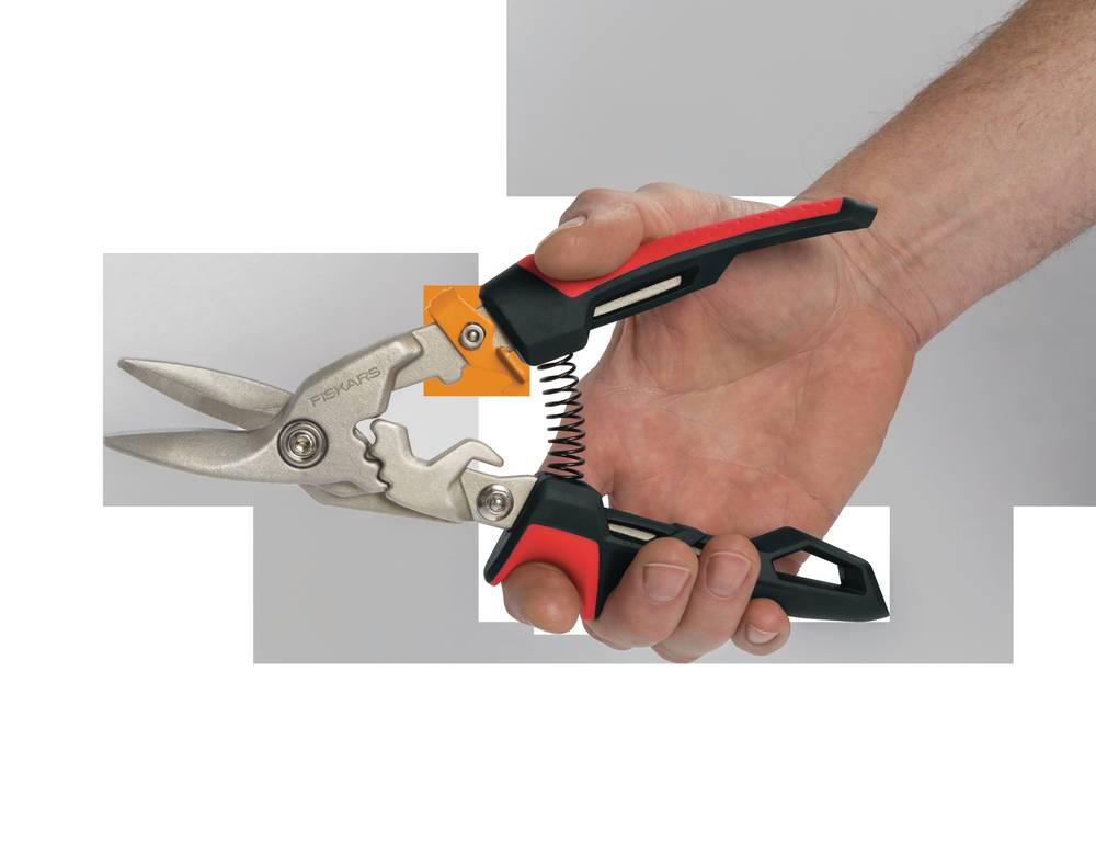 Fiskars - Cisaille PowerGear type "aviation" coupe à gauche 38,1mm - Image 2