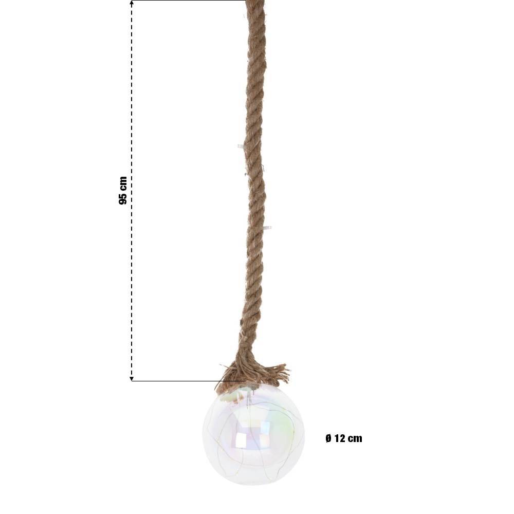 Sans Marque - Boule LED lumineuse suspension corde - Image 2