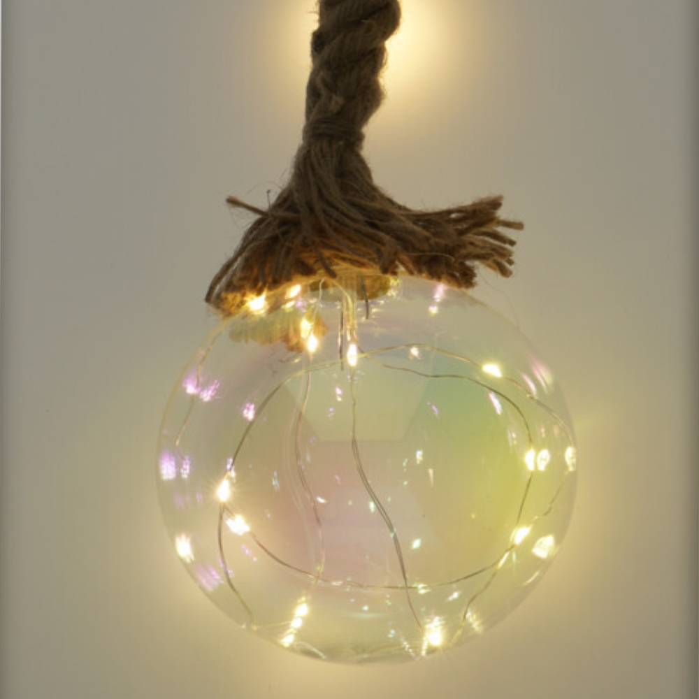 Sans Marque - Boule LED lumineuse suspension corde - Image 5