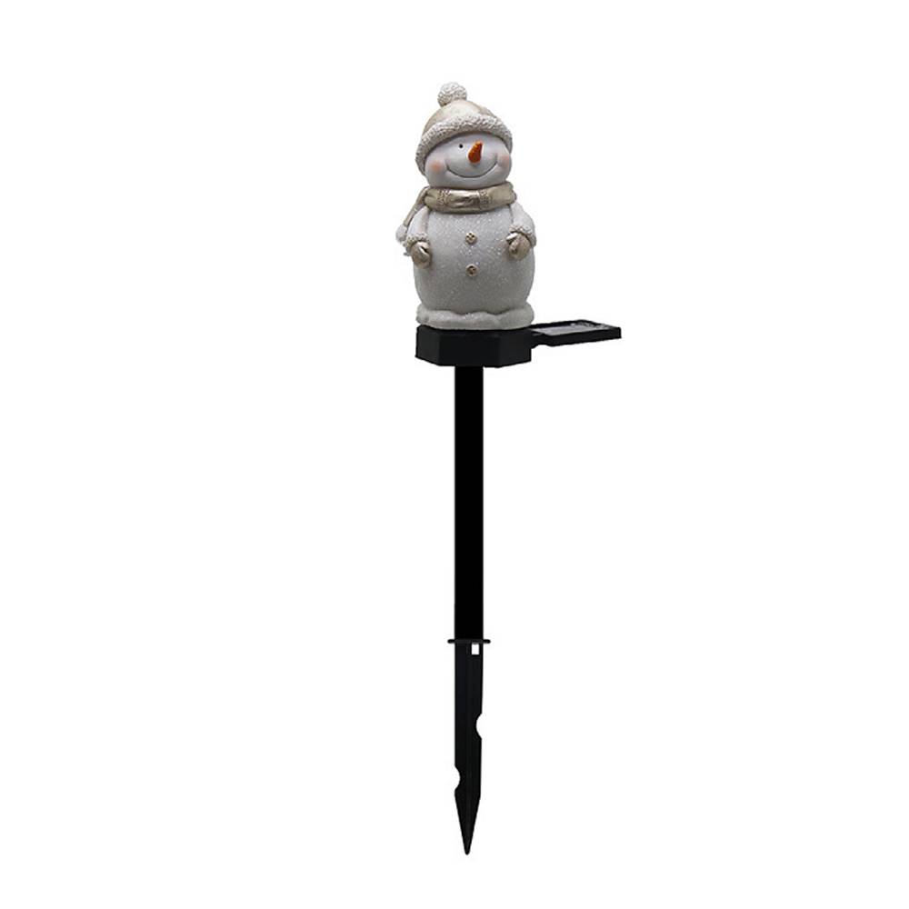 Lampes solaires LED d'extérieur en forme de bonhomme de neige, décorations de jardin, de noël, lumières décoratives de paysage de pelouse de cour - Image 1