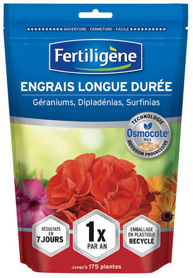 Fertiligène - Engrais long durée Osmocote Plantes fleuries, géran, dipla, surfi - Image 1