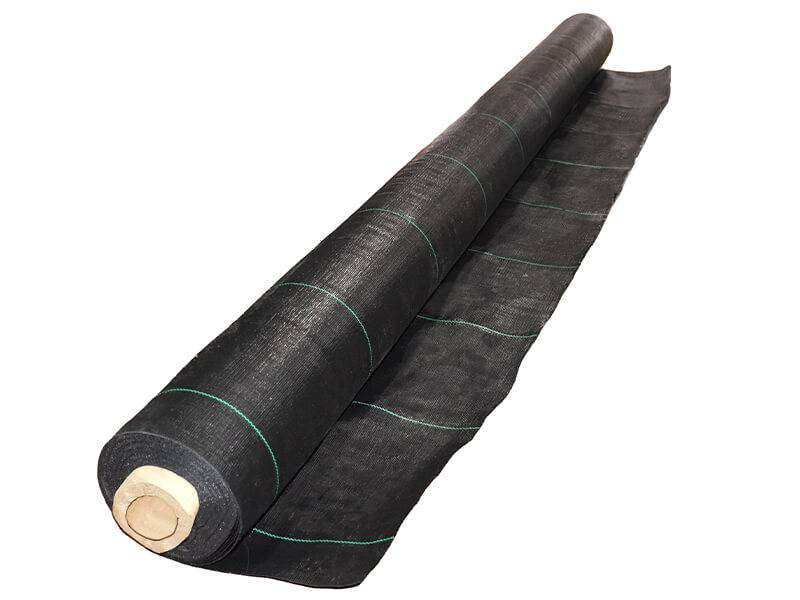 Toile de paillage - Noir - 90gr/m² - Non plié 2.10m x 100m Noir 90g/m² - Image 1