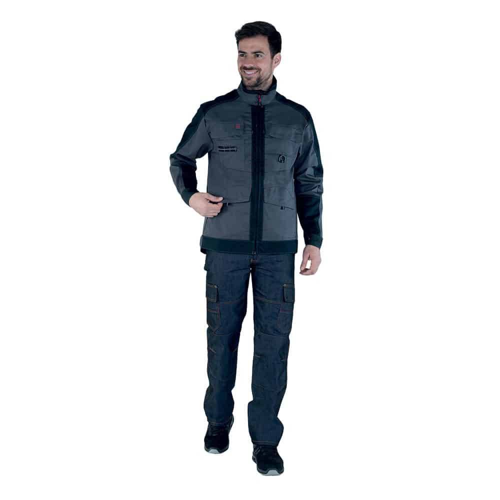 Blouson de travail SHEAR Charcoal/Noir | 3ATTUP - LAFONT - Image 2
