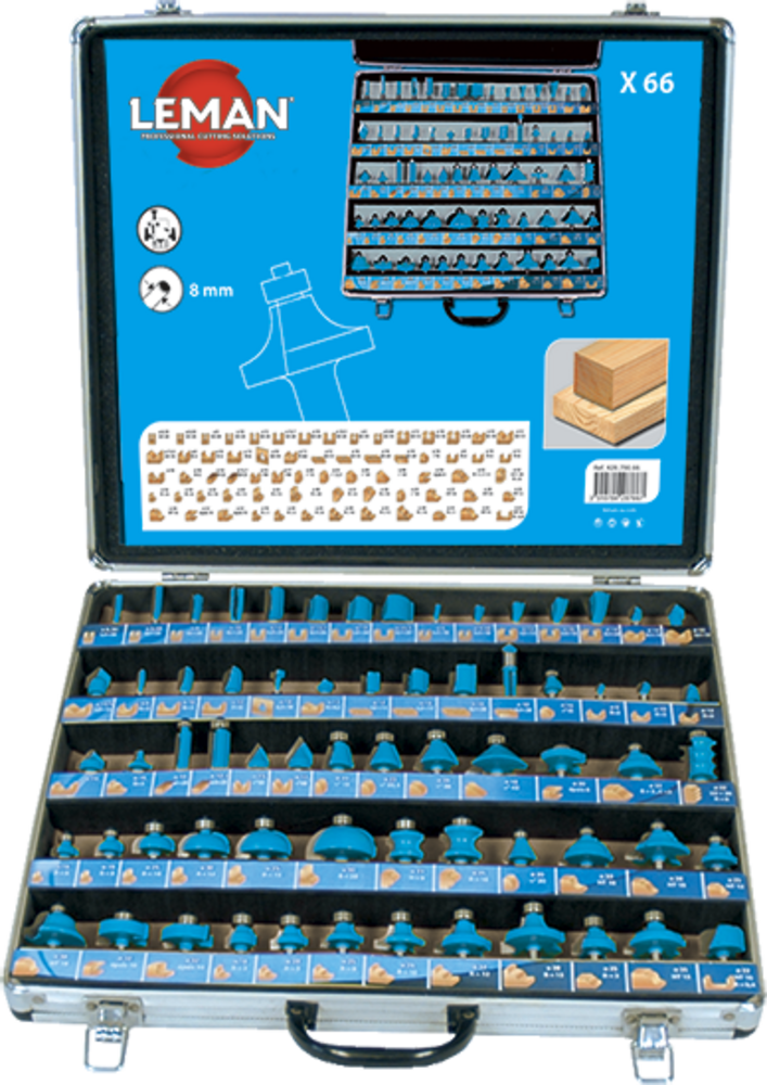 COFFRET 66 FRAISES DE DEFONCEUSE ASSORTIES Q8 HM - 428.700.66 - LEMAN - Image 2