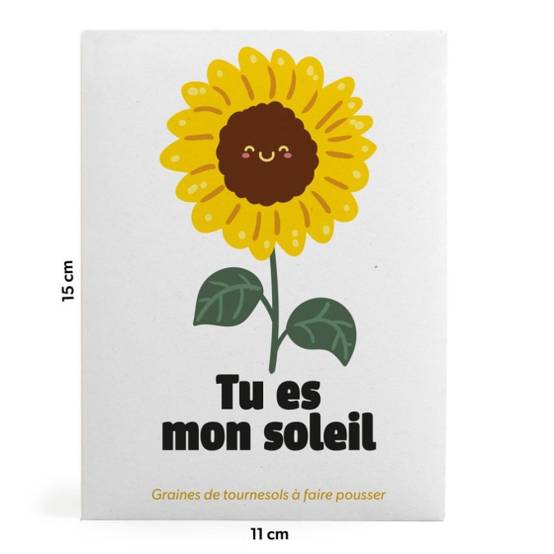 Radis et Capucine - Radis et Capucine - Sachet message - Tu es mon soleil (Tournesol) - Image 2