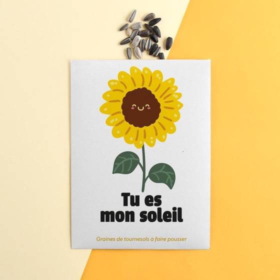 Radis et Capucine - Radis et Capucine - Sachet message - Tu es mon soleil (Tournesol) - Image 3