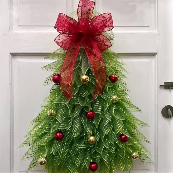 Guirlande de décoration pour sapin de Noël, avec lumières lumineuses Guirlande pour sapin de Noël, pour porte, clôture, décoration de fenêtre - Image 3