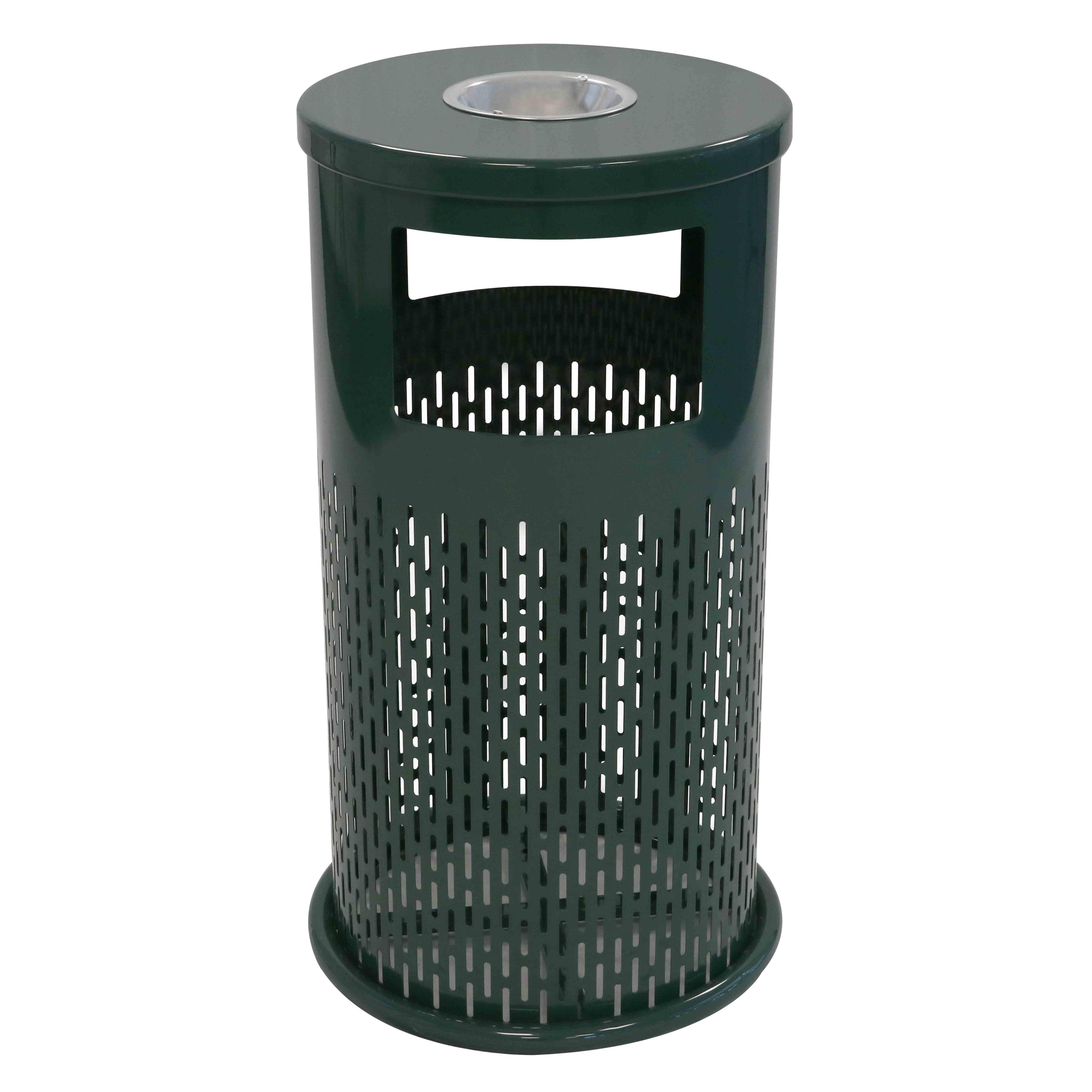 Oviala - Poubelle d'extérieur 30 L + cendrier - Oviala - Image 1