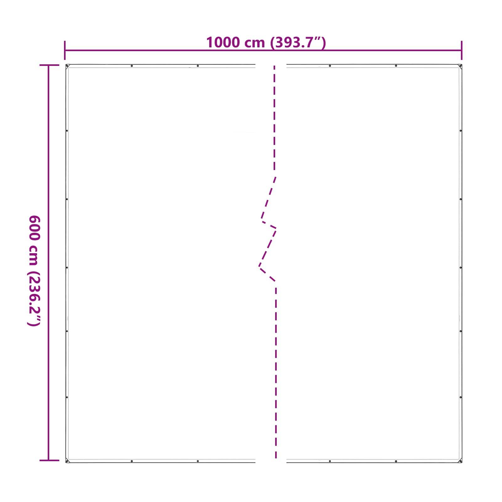 Vidaxl - Couverture pour plantes Transparent 6 x 10 m PE vidaXL 3429290 - Image 3