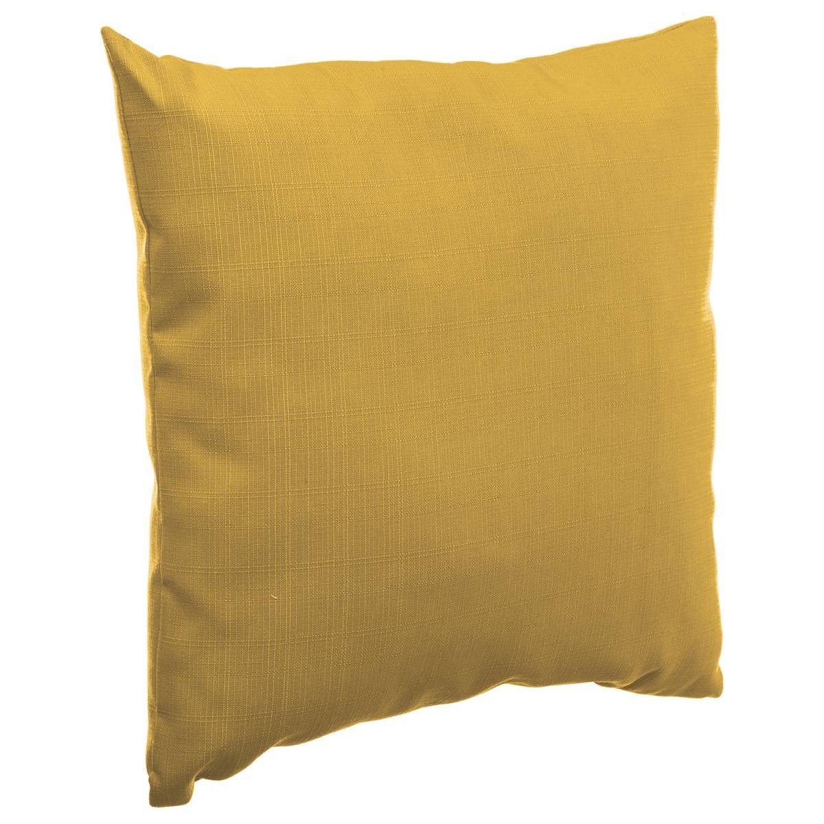 Hesperide - Coussin déco d'extérieur "Korai" jaune moutarde 40x40cm en polyester Hespéride - Image 1