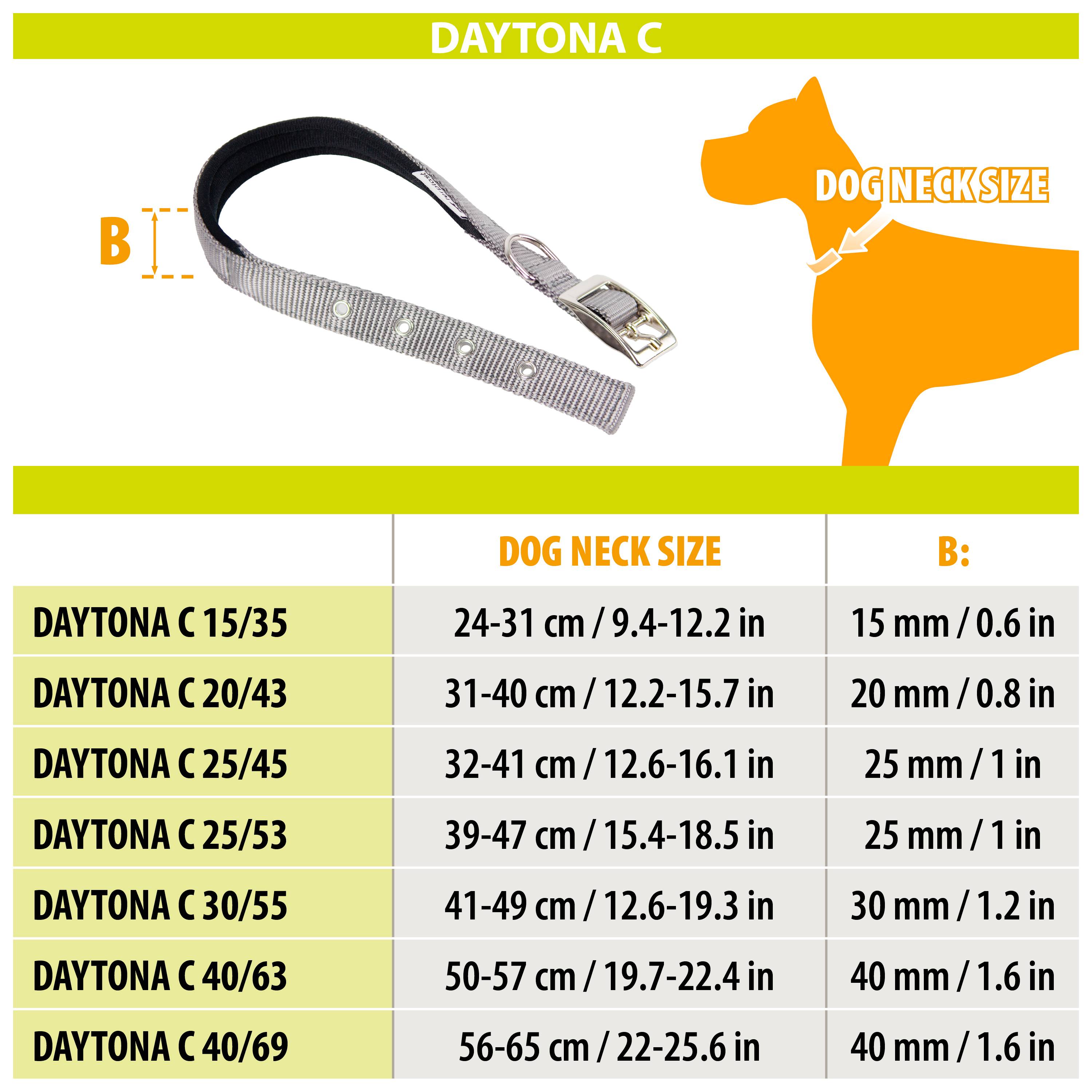 Ferplast - Collier chien chiens nylon souple rembourrage FERPLAST DAYTONA différentes tailles et couleurs - Image 2