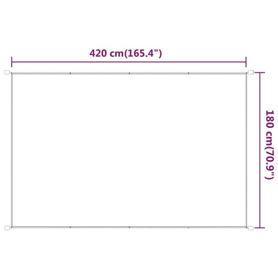 Helloshop26 - Auvent vertical 180x420 cm tissu oxford vert clair - Image 5