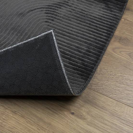 Tapis de Salonà Poils Courts Polyester Lavable Antidérapant Anthracite 200x280 cm – ComfortXL Outdoor Living - Image 5