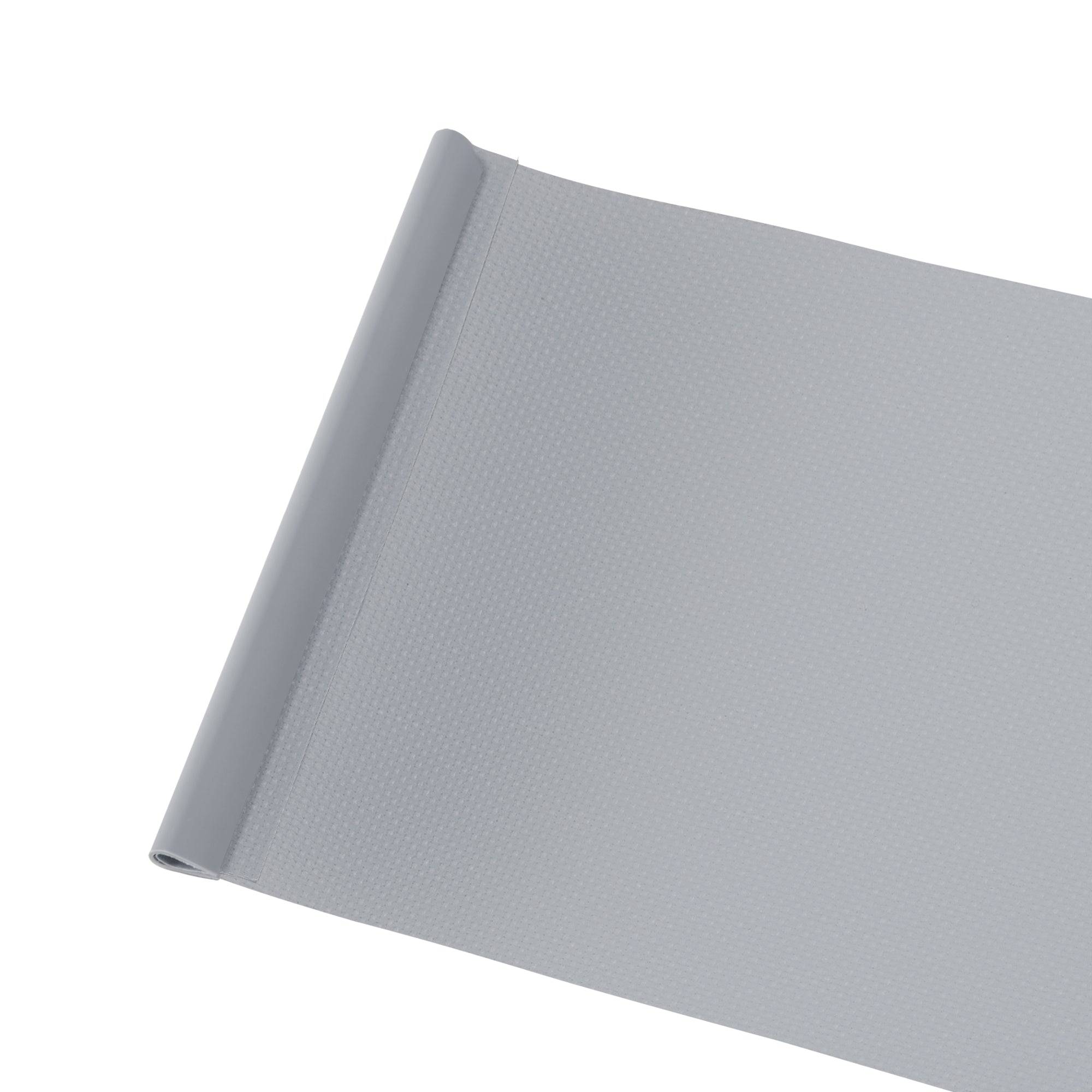 Helloshop26 - Lot de 4 bandes de brise-vue PVC 140 m x 19 cm 26,6 m² gris clair - Image 4