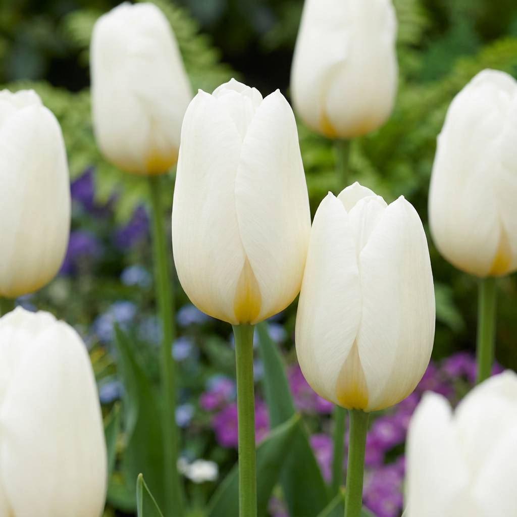 La Green Touch - Tulipe triomphe blanche - 15 bulbes - calibre 11/12 - Image 1