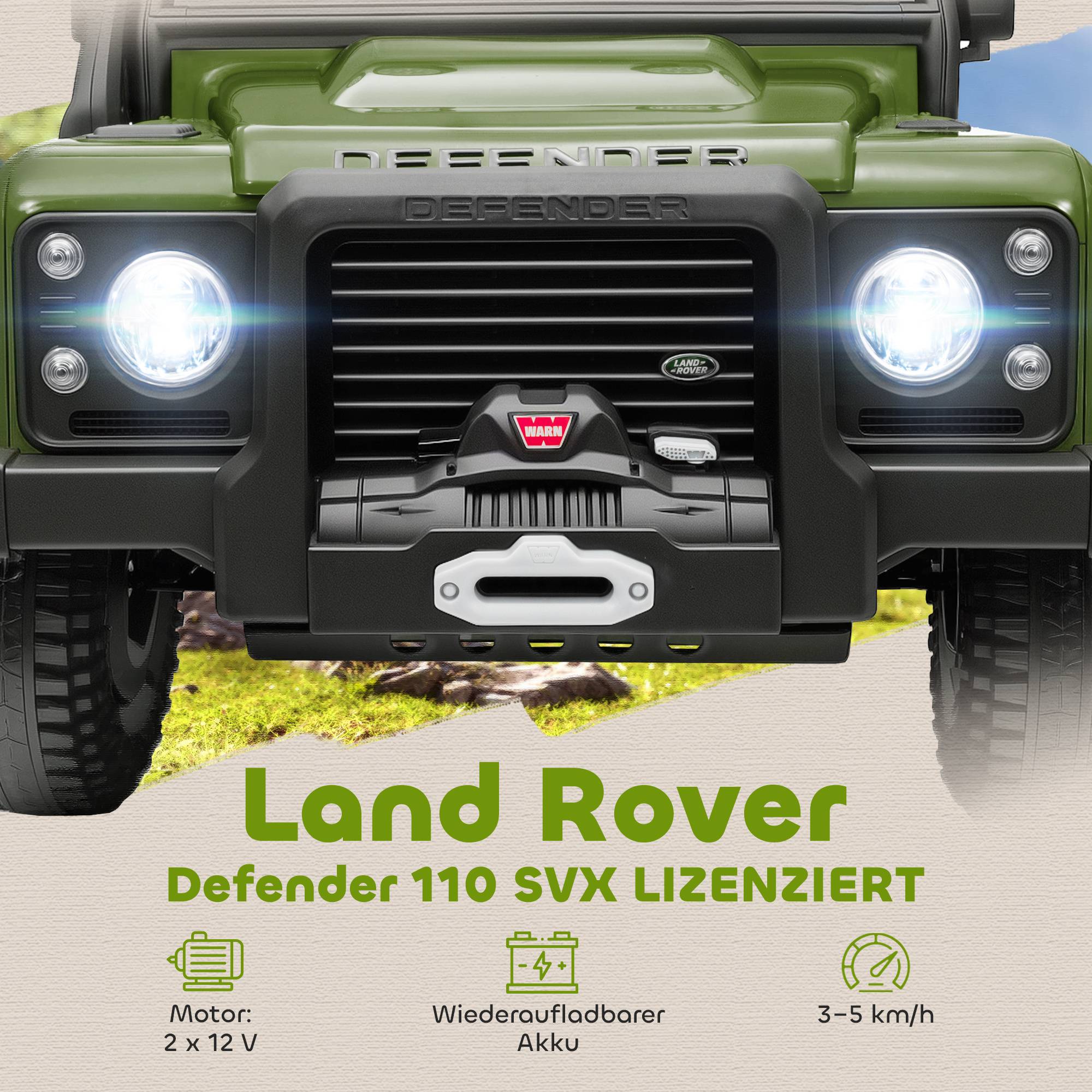 Voiture électrique pour enfants, fonctionne sur batterie 12 V, télécommande, fonction musicale, klaxon, lumières LED, verte - Image 6