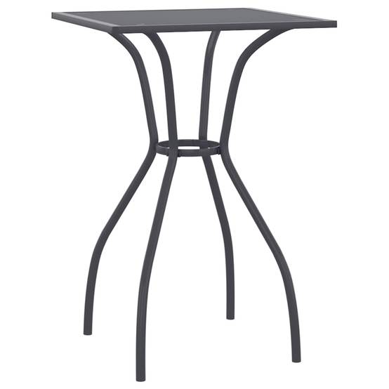 Table bois composite Ikast Anthracite 50 X 50 X 72 cm - P87209A - Image 2
