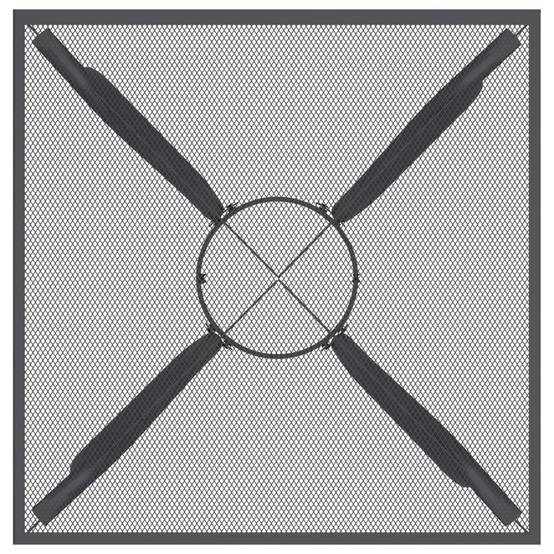 Table bois composite Ikast Anthracite 50 X 50 X 72 cm - P87209A - Image 4