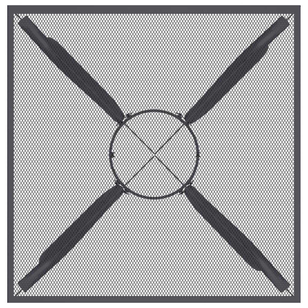 Table bois composite  Ikast Anthracite  50 X 50 X 72 cm  - P87209A - Image 4