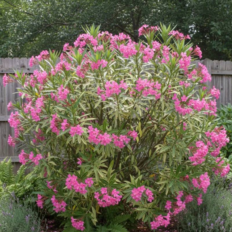 Laurier rose Belle Héléne à fleurs Rose/ - feuillage Semi-Persistant - Pot de 7,5L - 60/80 cm - Image 3