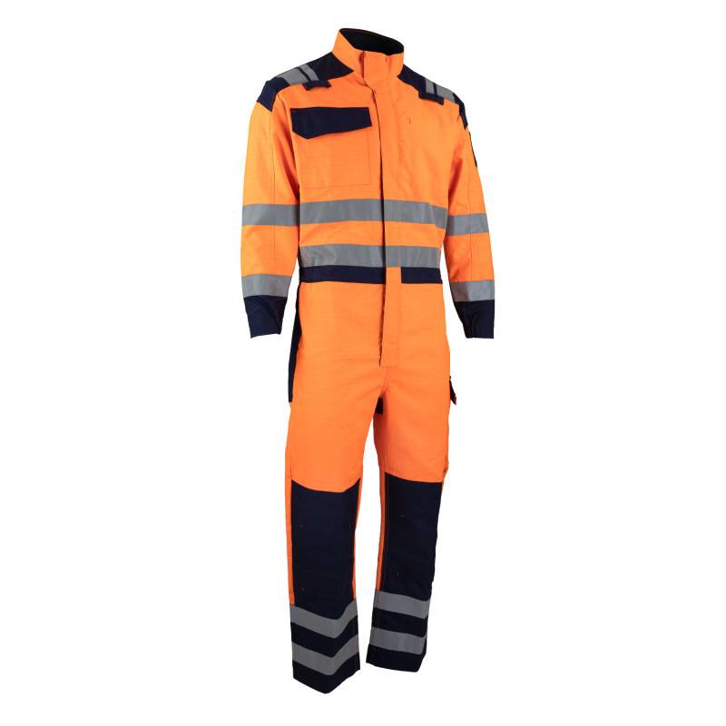 LMA - Combinaison haute visibilité ATEX Risk Pratic - orange/ bleu - LMA - 4156-L - Image 1