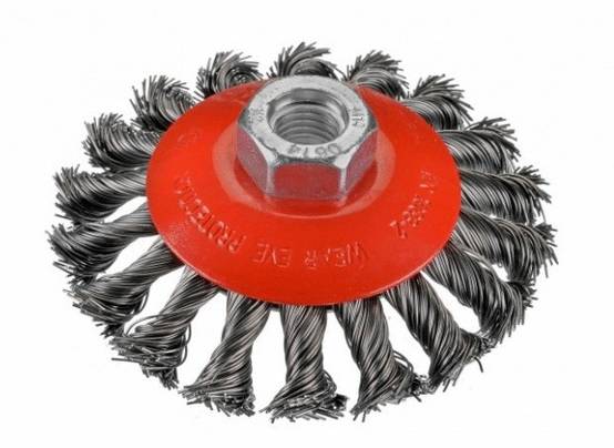 Brosse conique fil acier tressé KBZ 100mm M14 - OSBORN - 2008622151