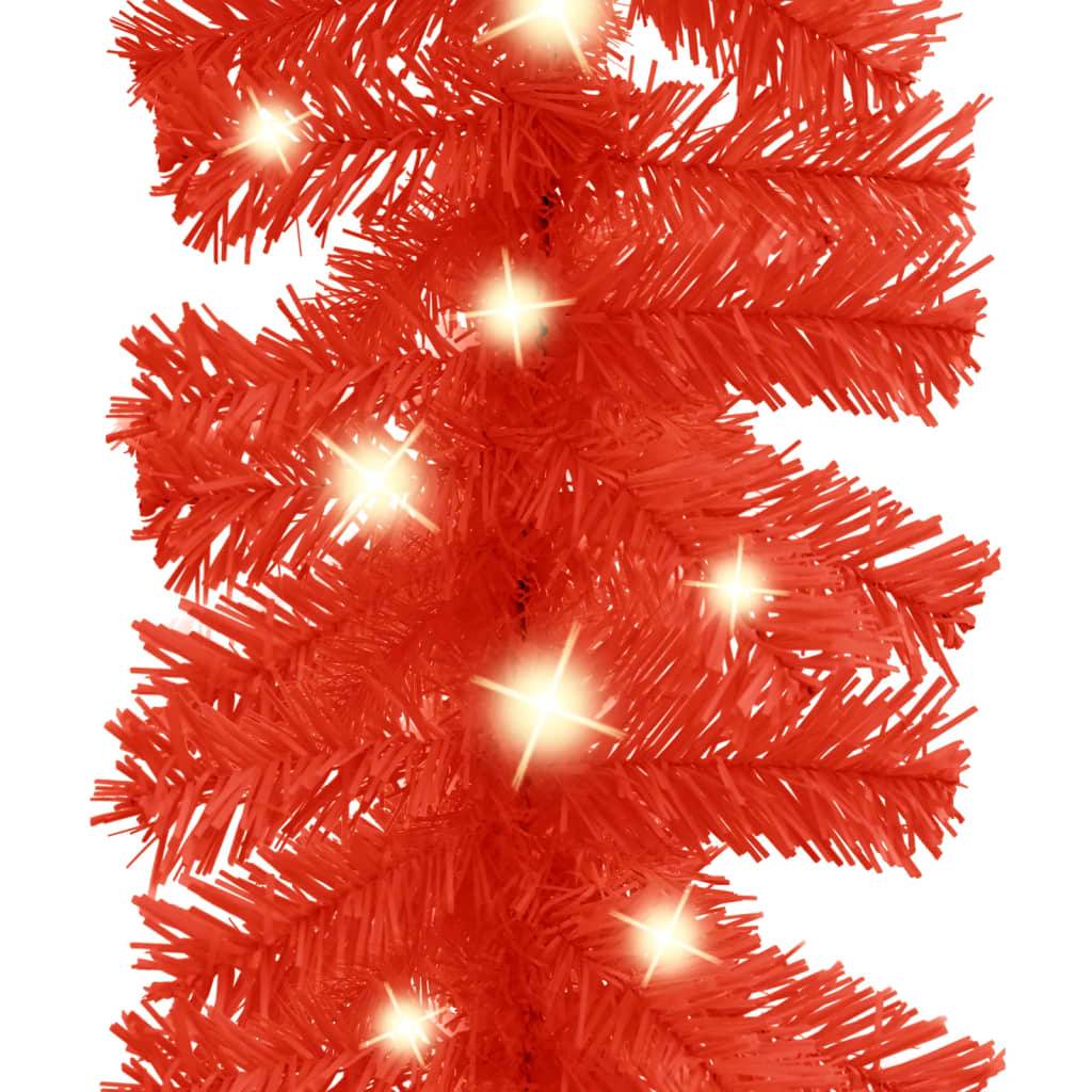 Guirlande de Noël Lumineuse PVC Décoration Fêtes 75 LED Rouge 5 m – ComfortXL Outdoor Living - Image 4