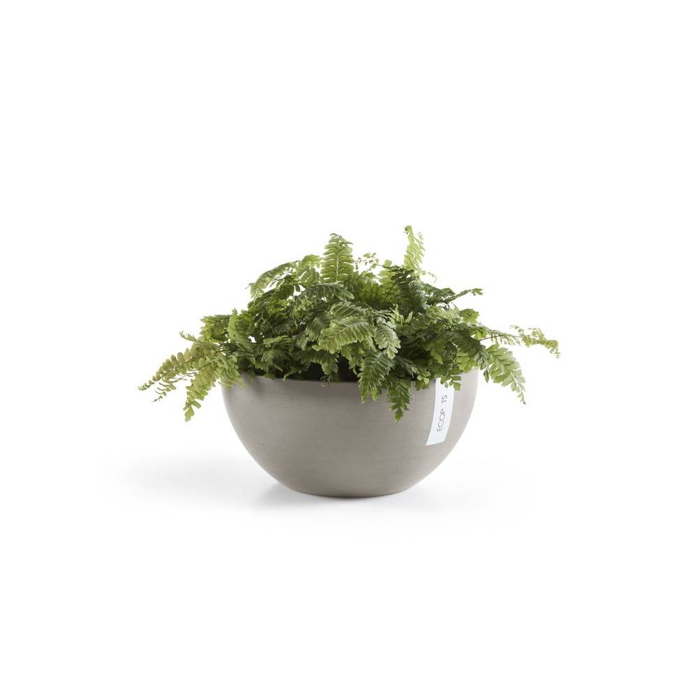 Ecopots - Pot Rond Brussels 35 Taupe - Ø 35 x H. 16,5 cm - 11,5 L ECOPOTS - Image 2